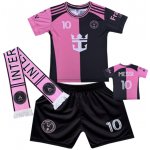 ! Numberoplus Premium dětský fotbalový dres Komplet + Fotbalová šála Inter Miami black/pink - Lionel Messi.Č.10 – Zboží Dáma