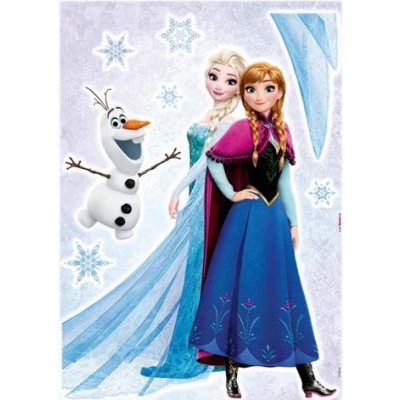 Komar 14046 Samolepky na zeď Disney Frozen sestry rozměr 50 cm x 70 cm – Zbozi.Blesk.cz