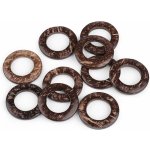 Prima-obchod Kokosový kroužek / kolečko Ø30 mm pro háčkování tašek a macrame, barva přírodní stř. – Zboží Dáma