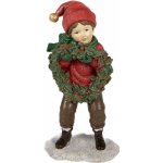 Clayre & Eef Christmas Decoration Figurine Child 10x6x19 Cm Red Plastic 10*6*19 cm Clayre & Eef – Hledejceny.cz