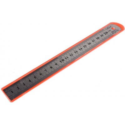 Kovové pravítko délka 20 cm Varianta: nikl, Balení: 1 ks 58081/148142/266720 – Sleviste.cz