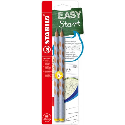 Stabilo Ergonomická trojhranná grafitová tužka HB pro leváky 2 ks 455116 – Zboží Živě