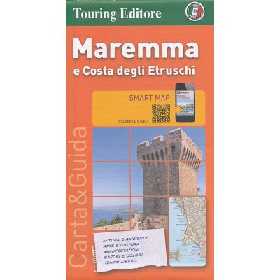 Touring Club Italiano vydavatelství mapa Maremma e Costa Etruschi (Toskánsko) 1:200 t. – Zboží Mobilmania