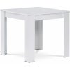 Jídelní stůl Autronic jídelní stůl AT-B080 WT1 80 x 80 cm MDF lamino hladký bílý mat