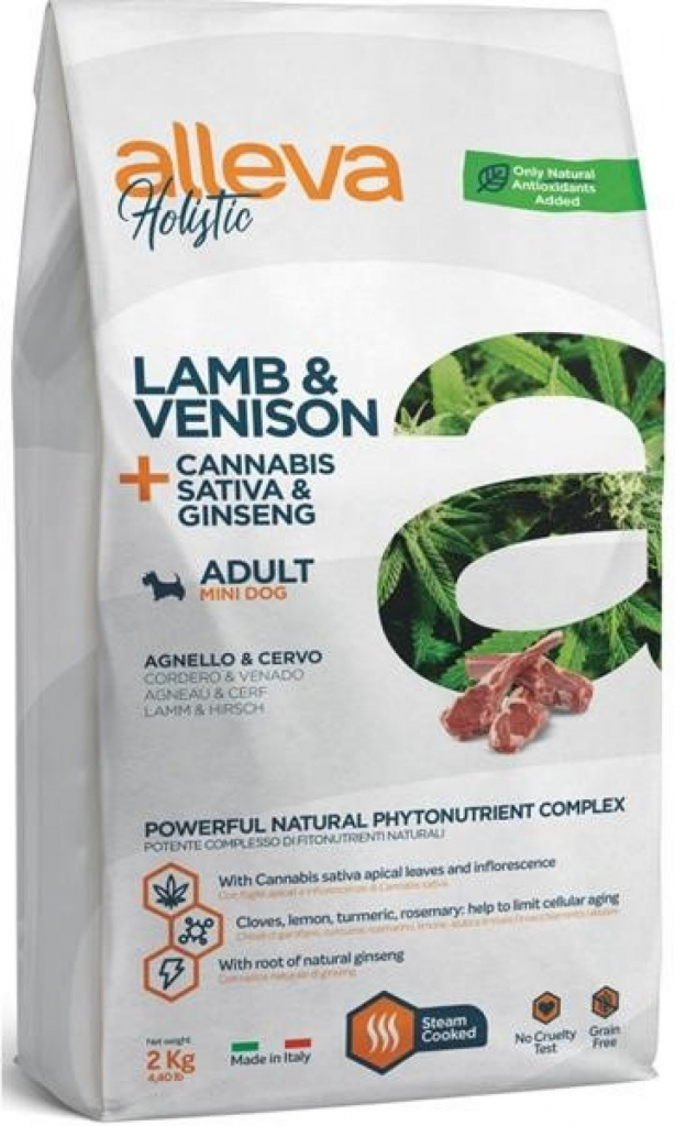 Alleva Holistic Dog Adult Mini/Medium Lamb & Venison 5 kg