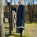 HORZE Dámský kabát do deště Hazel tmavě modrá – Zboží Mobilmania