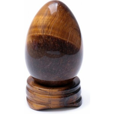 Nefertitis Tygří oko vajíčko s podstavcem bytová dekorace NF18684 - cca 5,5 cm – Zboží Dáma