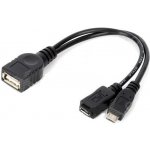 PremiumCord kur-18 USB A/female Micro USB/female - Micro USB/male OTG – Zbozi.Blesk.cz