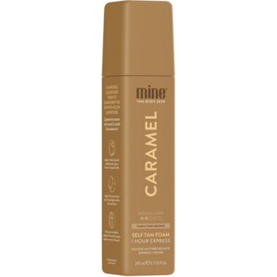 Minetan Samoopalovací pěna se zlatavým efektem Caramel (Self Tan Foam) 200 ml – Zbozi.Blesk.cz