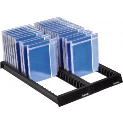 Hama držák na CD 44 CD/DVD/Blu-ray plast černá 1 ks (š x v x h) 28.8 x 34.8 x 2.9 cm 00048000 – Zboží Živě