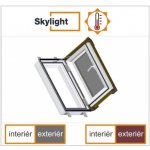 DOBROPLAST - SKYLIGHT LOFT PREMIUM plastový střešní výlez PVC 4/7 - 45/73cm