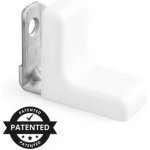 Úhelník nábytkový kovový s krytem bílý – Hledejceny.cz