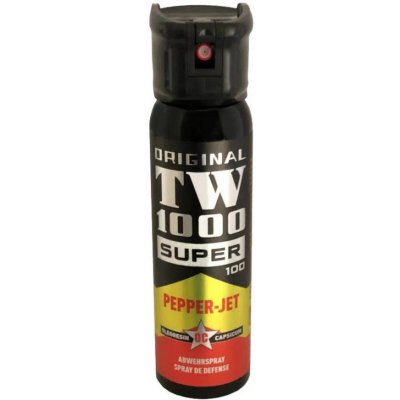 TW1000 Pepřový sprej Jet Super s pojistkou a pružinovým vyklápěcím uzávěrem 100 ml – Zboží Dáma