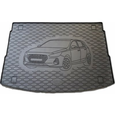 Gumová vana do kufru RIGUM Hyundai i30 N hatchback horní poloha 2021 | Zboží Auto