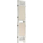 zahrada-XL 4dílný paraván krémový 140 x 165 cm textil – Sleviste.cz