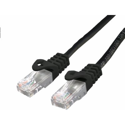 C-TECH CB-PP6-5BK patch, Cat6, UTP, 5m, černý – Zboží Živě