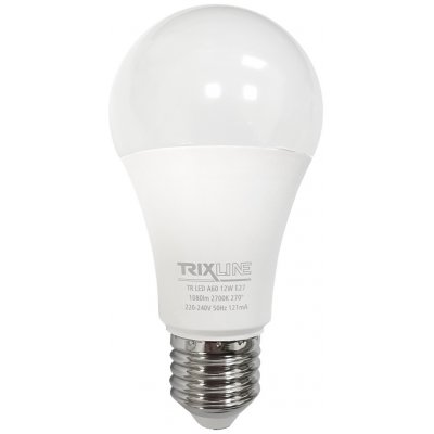 Trixline LED žárovka 12W 1080lm E27 A60 2700K teplá bílá – Hledejceny.cz