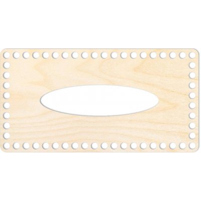 Chráněná dílna Dřevěný svět Víko na kapesníky 25 x 13 cm – Hledejceny.cz