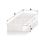 Filtr, vzduch v interiéru MANN-FILTER CU 26 025-2 – Hledejceny.cz