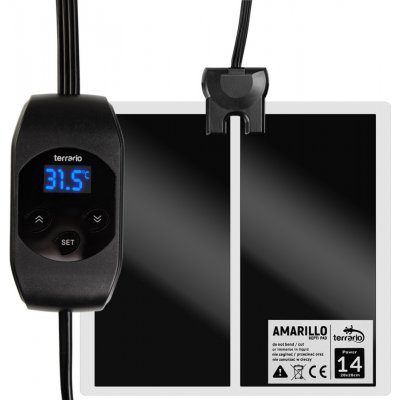 Terrario Amarillo topná podložka s termostatem 14 W, 28x28 cm – Zboží Dáma