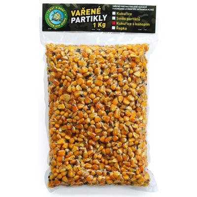 Chyť a pusť Vařená Kukuřice 1 kg Kukuřice s konopím – Zbozi.Blesk.cz
