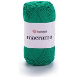 Yarn Art příze Macrame M168 smaragdově zelená – Zboží Dáma