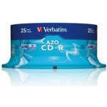 Verbatim CD-R 700MB 52x, Super AZO, spindle, 25ks (43352) – Hledejceny.cz