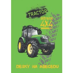 OXYBAG Desky na abecedu Traktor