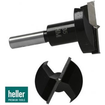 Heller 14920 4 - Vrták do dřeva, sukovník pr. 20 x 60 mm, stopka 9,5 mm, HM tvrdokov, 0790 HINGE HOLE BITS