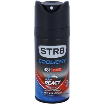 STR8 Cool & Dry Body React deospray 150 ml