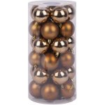 MagicHome Vánoční koule, 30 ks, měděné, mix, na vánoční stromek, 6 cm – Hledejceny.cz