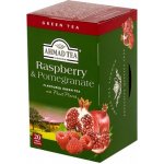 Ahmad Tea Zelený čaj s malinou a granátovým jablkem 20 x 2 g – Sleviste.cz