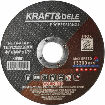 Kraft & Dele brusný kotouč 115 x 1,2 x 22,23 mm KD1991 – Zboží Dáma