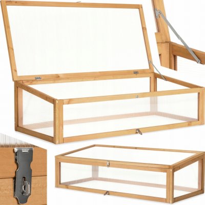 tectake 403231 Zahradní pařeniště na vyvýšený záhon dřevo – HobbyKompas.cz