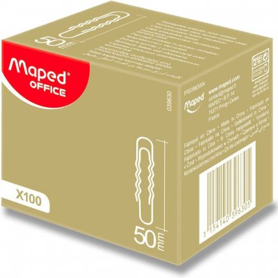 Maped - kancelářské ocelové sponky - 50 mm, 100 ks – Sleviste.cz
