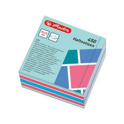 Herlitz - Bloček samolepicí 75x75 mm Color Blocking – Hledejceny.cz