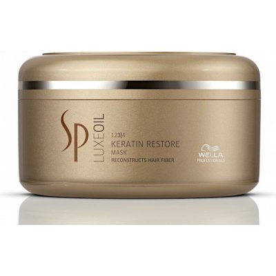 Maska pro regeneraci vlasů Wella Professionals SP LuxeOil Keratin Restore Mask - 150 ml – Hledejceny.cz
