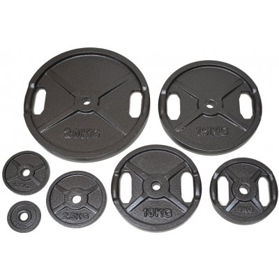 FitnessLine Kotoučový set 30 mm 50 kg - 4x2,5 kg, 4x 5 kg, 2x 10 kg – Hledejceny.cz