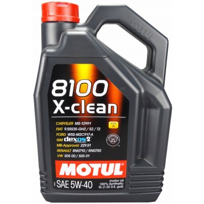 Motul 8100 X-clean 5W-40 5 l | Zboží Auto