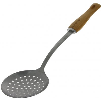 B Bois děrovaná naběračka, nerezová ocel / dřevo, de Buyer (2701.04), 1 ks – Zbozi.Blesk.cz