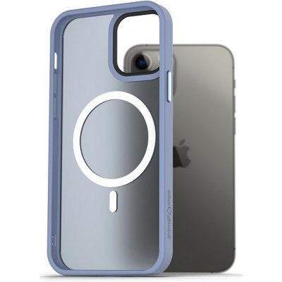 Pouzdro AlzaGuard Matte Case Compatible with MagSafe iPhone 12 / 12 Pro světle modré – Hledejceny.cz