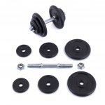 Trinfit Set jednoručních nakládacích činek 30 mm 2 x 20 kg – Zboží Dáma