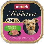 Animonda Vom Feinsten Mini Adult Dog hovězí kachní a oregáno 100 g – Zboží Mobilmania