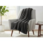 Mybesthome přehoz na křeslo sedačku LOREN šedá 70 x 160 cm – Sleviste.cz