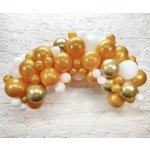 Party Deco Sada na balonkovou girlandu Gold - 3m