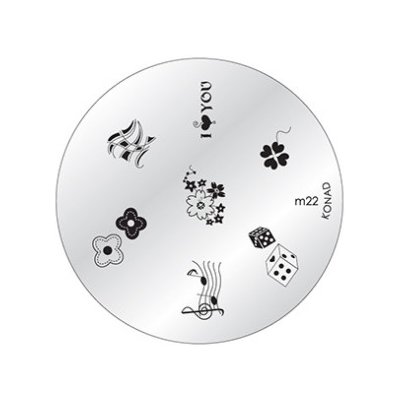 Konad destička na razítkování m22 – Zboží Dáma