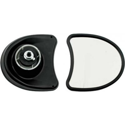 Súprava zrkadiel na montáž na kapotáž. Single Vision, čierna | Zboží Auto