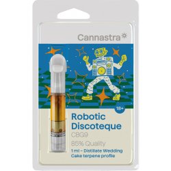 Cannastra CBG9 Cartridge Robotic Discoteque Wedding Cake CBG9 85% 1 ml