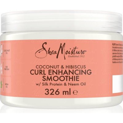 Shea Moisture Coconut a Hibiscus bezoplachový krém pro kudrnaté vlasy 340 g – Hledejceny.cz