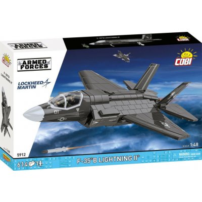 COBI 5912 Armed Forces Americký bojový letoun Lockheed Martin F-35B Lightning II USMC 1:48 – Zboží Dáma